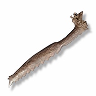 Pusaka Pedang Naga Kuningan Antik - 1502