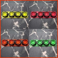 ◶ ❈ Ⅽ TAMIYA 6 Spoke Large Diameter Fluorescent Mags (TE37 Mags)