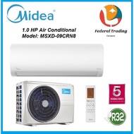 (Delivery for N9 only) Midea 1.0HP Air Conditioner MSXD-09CRN8 XTREME DURA R32 Non-Inverter Air-Con Air Con