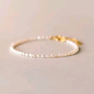 【日本手作】高品質淡水Keshi珍珠手鍊 – 細緻優雅設計