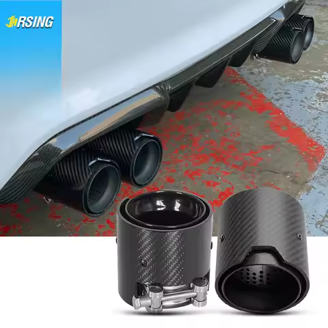 1pcs Upgrade Exhaust Tips Carbon Fiber Muffler Car Decoration for BMW M2 M3 M4 M135i M235i M140i M24