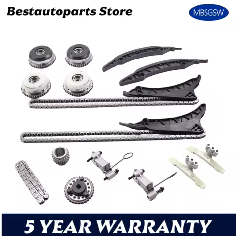 N63 Timing Chain Kit Camshaft VVT Gear For BMW 550i 750i X5 X6 F10 E70 E71 N63B44A S63B44A N63M20A 4