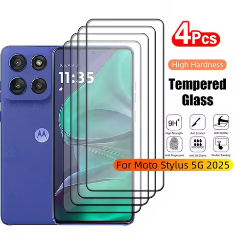 4/3/2/1Pcs For Moto G Stylus 5G 2025 Glass Motorola Moto G Stylus 5G 2025 Tempered Glass Screen Prot
