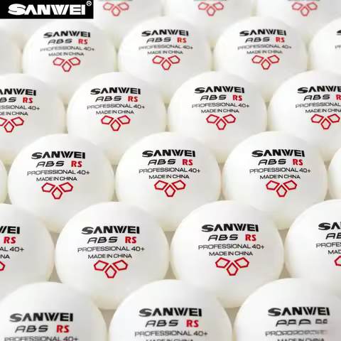 Original SANWEI ABS New Material 40+ Table Tennis Balls 50/100PCS Professional Ping Pong Balls For T