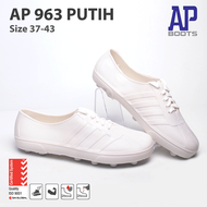 AP Cucuk 963 Putih - AP Cucuk 967 Hitam - Sepatu Pria AP Boots Cucuk Putih & Hitam Size 37-43 - Sepa