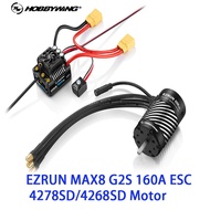 Hobbywing EZRUN MAX8 G2S 160A ESC 4278SD/4268SD Waterproof Brushless Motor For RC Cars, Off-Road Veh