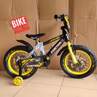 FOSTER children's BMX bike Hornet, CENTRUM & MAXIMUS DINOSAURUS size 16 and 18 inch jumbo tires pump