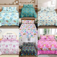 Printed Canadian Bedsheet Cartoons Anime One Piece Dinosaur Hello Kitty Luffy Kids Bed Sheet