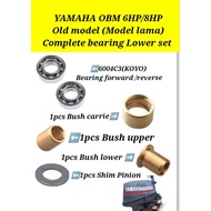 E6H/8D model lama YAMAHA Complete bearing Lower set +Bushing # 2 STROKE OUTBOARD ENGINE PART