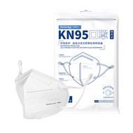 袋鼠医生 KN95口罩 白色 折叠型 一次性3D立体四层防护透气无纺布防尘防雾霾潮款（10只/袋）