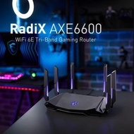 限時優惠🤫🤫[臺灣製]&lt;&lt;行貨現貨&gt;&gt;MSI - RadiX AXE6600 WiFi6E AX三頻無線2.5GbE電競路由器 連6支RGB天線 (2.4/5/6GHz)