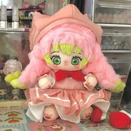 Game Kanroji Mitsuri Anime Kawaii Cosplay Plush Doll Cotton Stuffed Body Dress Up Clothes Plushie Pi