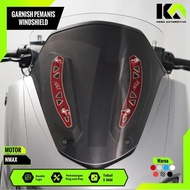 NSA GARNISH BRACKET WINDSHIELD NMAX NEW & OLD YAMAHA NMAX NSA PERFORMANCE ACCESSORIES - CARBON