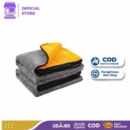 MICROFIBER MULTIPURPOSE FABRIC 30x30cm, SMOOTH, THICK MATERIAL, 2 COLORS