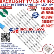 BACKLIGHT TV LED LG 49 INC 49LF550 A 49LB550 A 49LF 49LB 550 6V 9K