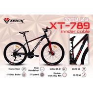 DISKON Sepeda Gunung MTB 26 TREX XT 789 21 Speed Inner Cable READY