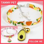 Cat collar cute cartoon style pet collar with bell Cat Breakaway Collar for dog puppy