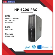 Desktop PC HP Compaq 6200 Pro - Core i3 2100 3.1 GHz - PC DESKTOP COMPUTER