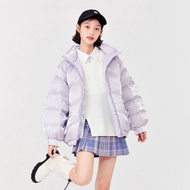 Semir Down Jacket Women White Duck Down Thick Jacket 2023 Winter Oversize Embroidered Sweet Cool Bread Coat