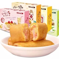 Sumaco Swiss Roll Bolu Pandan/Butter/Strawberry -Kue