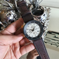 Fossil FS5674 Dillinger Chronograph Watch with Silver Stainless Steel Case and Cream Dial in Brown L