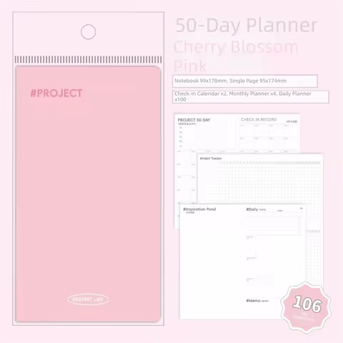 New Mini Timeline Week Plan Book Portable Waterproof 2026 Weekly Planner Schedule Agenda Book