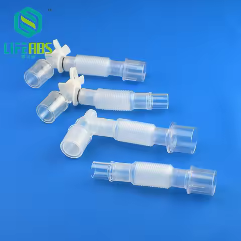 Anesthesia extension tube,Disposable Anesthesia Breathing Circuit,Thread Extension Tube,L-shaped Rot