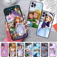 TK-1 Disney Princess Sofia the First Phone Case For iPhone 8 7 6 6S Plus X SE 2020 XR XS 14 11 12 13