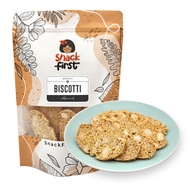 SnackFirst Worthy Almond Biscotti -Less Sweet, Healthy Snack