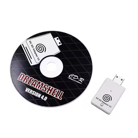SD Card Reader Converter for Sega DC Dreamcast TF Card Game Player Adapter+CD with DreamShell Boot L