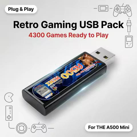 TheA500 Mini 4300 Basic Game Pack, Support Firmware 1.2.1, WHDLoad ADF Format & Save/Resume