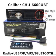 Original Caliber 2 USB Port Bluetooth MP3 Player 1 Din Car In-Dash Stereo Audio FM Bluetooth Unit MP