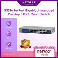 NETGEAR Gigabit Unmanaged Switch Series (GS524) 24-Port Gigabit Ethernet Unmanaged Switch