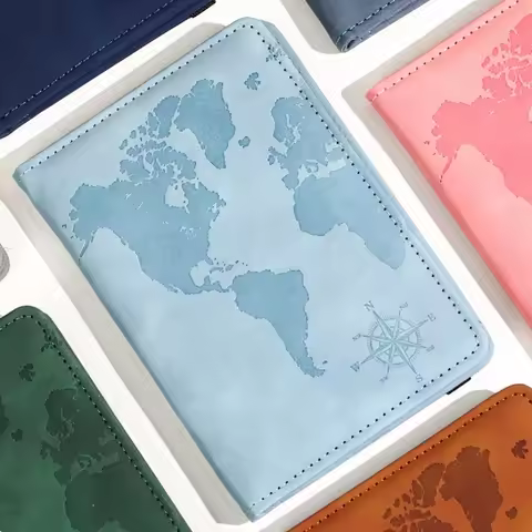 Passport Holder Leather Passport Covers Passport Case Ticket Holder Id Card Holder Travel Accessorie
