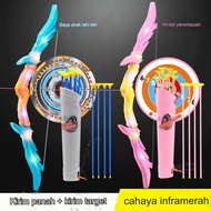 Children's Shooting Bow And Arrow 70Cm Outdoor Sports Model Infrared Indoor Lighting Toy Wholesale