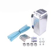 【Must-Have Style】 D1 Spec Engine Square Shape Catch Can Reservoir With 2 Bigger Fittings Catcher Fit