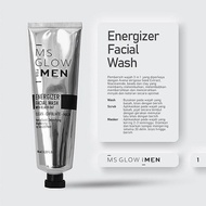 FACIAL WASH MS GLOW FOR MEN 100% ORIGINAL | SABUN MS GLOW FOR MEN / MS GLOW FOR MEN