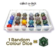 Random Color Chessex Dice Speckled 34mm d20s Dice (1 Piece)