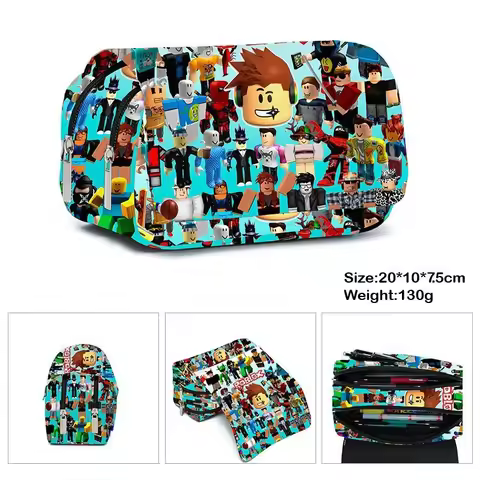 3D New ROBLOX Blox Fruit Creative Cartoon Pencil Case Cartoon Game Pencil Case for Elementary School