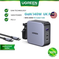 UGREEN 65W USB C GaN Charger Dual Port PD Power Delivery Charger Adapter Type C Wall Charger Power A