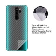 SKIN CARBON XIAOMI REDMI 8 REDMI 8A REDMI 8A PRO ANTI GORES BELAKANG