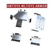KOShobby 1mm 304 Stainless Steel Chassis Skid Plate Armor for WLtoys 104006 104010 104020 104026 & H