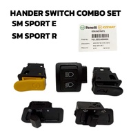SM SPORT-E SM SPORT-R HANDER SWITCH ON OFF SWITCH SIGNAL SWITCH HI-LOW STARTER HORN SWITCH