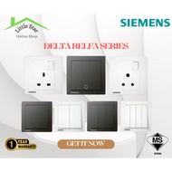 SIEMENS Switch Socket Plug Socket Suis Lampu Rumah Delta Relfa Wall Plug Wall Switch
