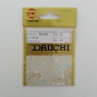 Mata Kail Pancing Daichi Dh-6 Sode Dh-90 Dh-91 Dh-92 Dh-12 Warna Biru Hitam Putih Kuning Super Tajam