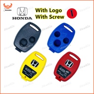 Colorful 2 3 Buttons Remote Car Key Cover For Honda JAZZ CITY CRV CIVIC ACCORD-With Logo screw