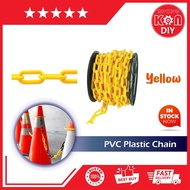 20M X 6MM PVC PLASTIC CHAIN/ RANTAI PVC MULTI COLOUR | PVC PLASTIC LINK CHAIN RANTAI PLASTIKPlastic