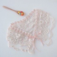 鉤針彼得潘波可拆卸衣領