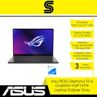 ASUS ROG ZEPHYRUS G16 GU605M-VQP147W (U7-155H/32GB DDR5/1TB NVME/RTX4060 8GB DDR6) ECLIPSE GRAY 90NR