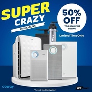 Coway Air Purifier and outdoor filter